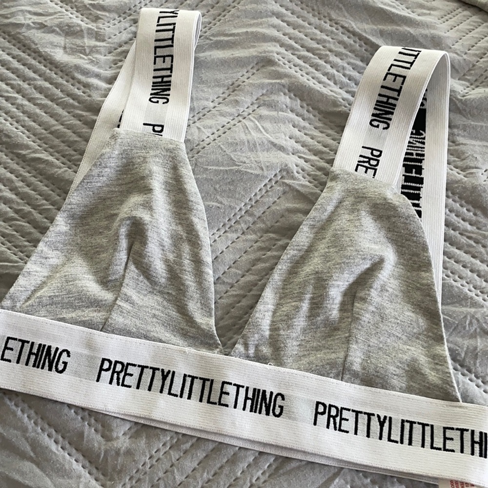 Pretty Little Thing Gray Bralette